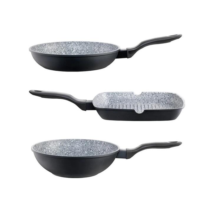 STONEX2 Ceramic Non Stick Cast Aluminium Grill