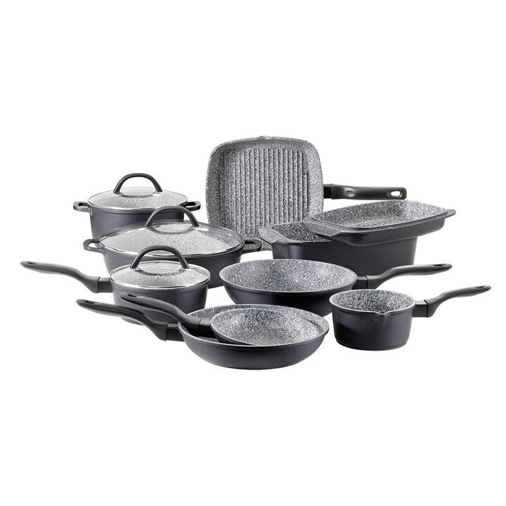 STONEX2 10 Piece Ceramic Non Stick Cookware Set by Baccarat