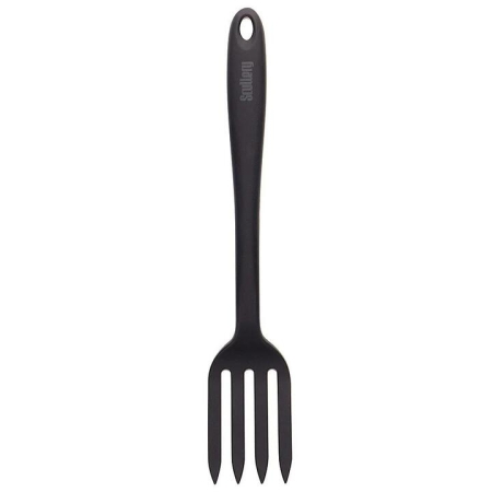 Kolori Silicone Fork Spatula Size 27.5cm in Black by Scullery-Black
