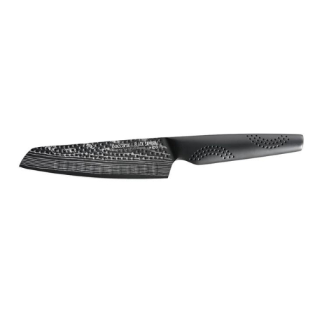 iD3 Samurai Santoku Knife Size 15cm in Black by Baccarat-Black