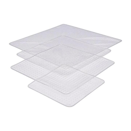 Eco Silicone Food Wraps Set of 4 Size 19.5cmX19.5cm by Scullery