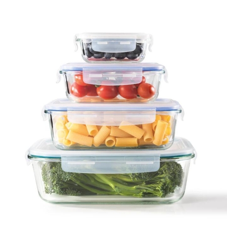 Pure Glass Square Set of 4 by Soffritto