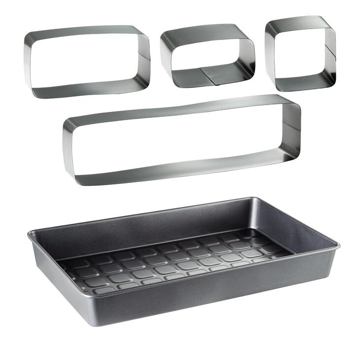 Professional Bake 39 Piece Letters and Numbers Set Size 37.5X23.8X5cm by Soffritto