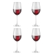 Vina 4 Piece Wine Glass Set Size 530ml in Red by Alex Liddy-Red