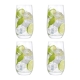 Vina 4 Piece Highball Glass Set Size 490ml by Alex Liddy
