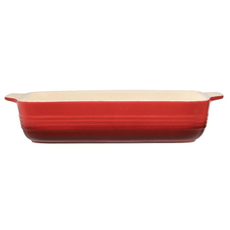 Le Connoisseur Stoneware Lasagne Baking Dish Size 38cm in Red by Baccarat-Red