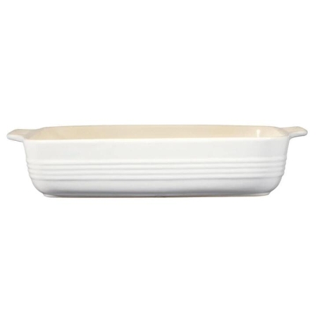 Le Connoisseur Stoneware Lasagne Baking Dish Size 38cm in White by Baccarat-White