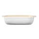 Le Connoisseur Stoneware Square Baking Dish Size 24cm in White by Baccarat-White