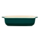 Le Connoisseur Stoneware Square Baking Dish Teal Size 24cm by Baccarat