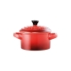 Le Connoisseur Stoneware Mini Casserole with Lid 160ml Size 9X5cm in Red by Baccarat-Red