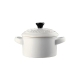 Le Connoisseur Stoneware Mini Casserole with Lid 160ml Size 9X5cm in White by Baccarat-White