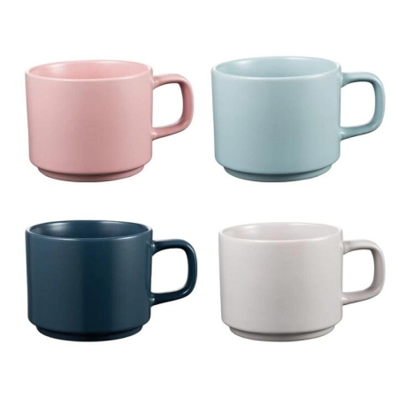 Emerson Set of 4 Mugs 530ml Size 14.5X10.5X8.5cm by Ambrosia