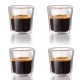 Barista Facet Double Wall Espresso Glass Set of 4 Size 88ml by Baccarat