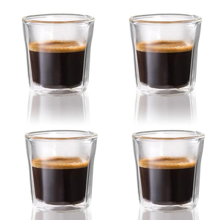 Barista Facet Double Wall Espresso Glass Set of 4 Size 88ml by Baccarat