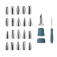 Professional Bake Christmas Nozzle Set 24 Piece Size 3X4.3cm by Soffritto