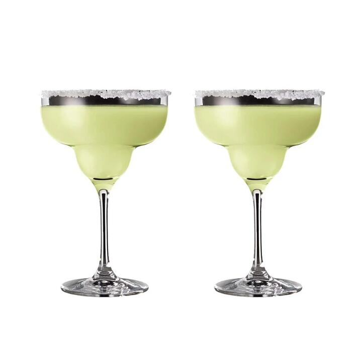 Premium Set of 2 Margarita Glass Size 340ml by Cellar