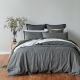 Burrawang Chambray Quilt Cover Queen by Neale Whitaker-Queen
