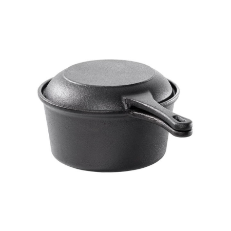 2 in 1 Cast Iron Saucepan Size 20cm by Grylt