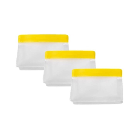 Eco Re Use 3 Piece Food Bag Set Small Size 15.5X5X11.5cm by Scullery