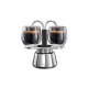 Barista Brillante Double Espresso Coffee Maker Size 8.1X16cm by Baccarat
