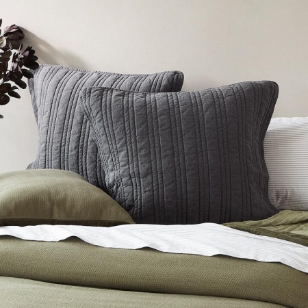 Huskisson European Pillowcase Clay Size 65X65cm by Neale Whitaker