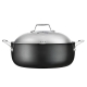 Diamond 9 Hard Anodised Round Roaster with Lid Size 32cm by Cuisine::pro