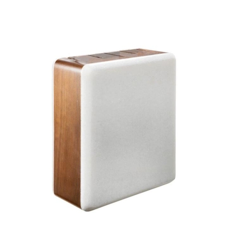 Universal Square Marble & Acacia Knife Holder by Baccarat