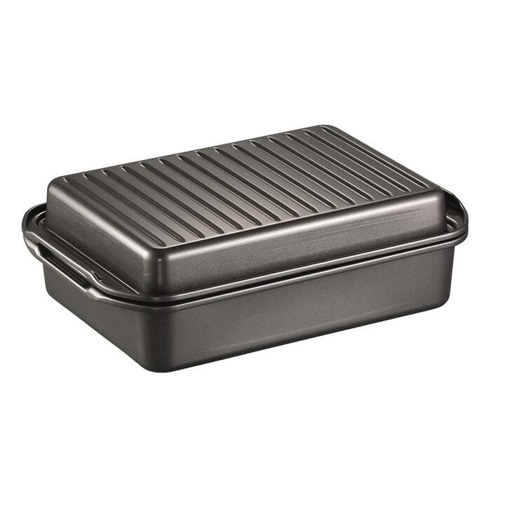 Gourmet Carbon Steel Roast & Grill with Rack Size 39cm by Baccarat