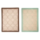 Professional Bake 2 Piece Silicone Baking Mats Set Size 40X29cm by Soffritto