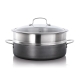 Gourmet Stainless Steel Steam Insert Size 32cm in Silver by Baccarat-Silver