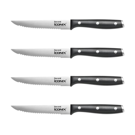iconiX 4 Piece Steak Knife Set by Baccarat