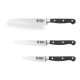 Wolfgang Starke 3 Piece Stainless Steel Kitchen Knife Starter Set by Baccarat