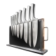Damashiro Bodo 10 Piece Japanese Steel Knife Block with Chopping Board by Baccarat