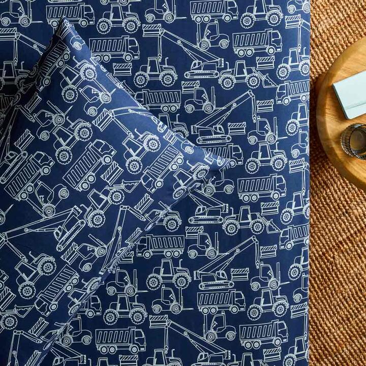 MyHouse Kids Fitted Sheet Set Truck-Single