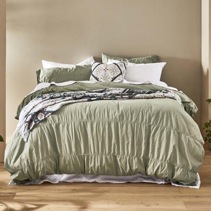 MyHouse Lonnie Quilt Cover Set-Queen