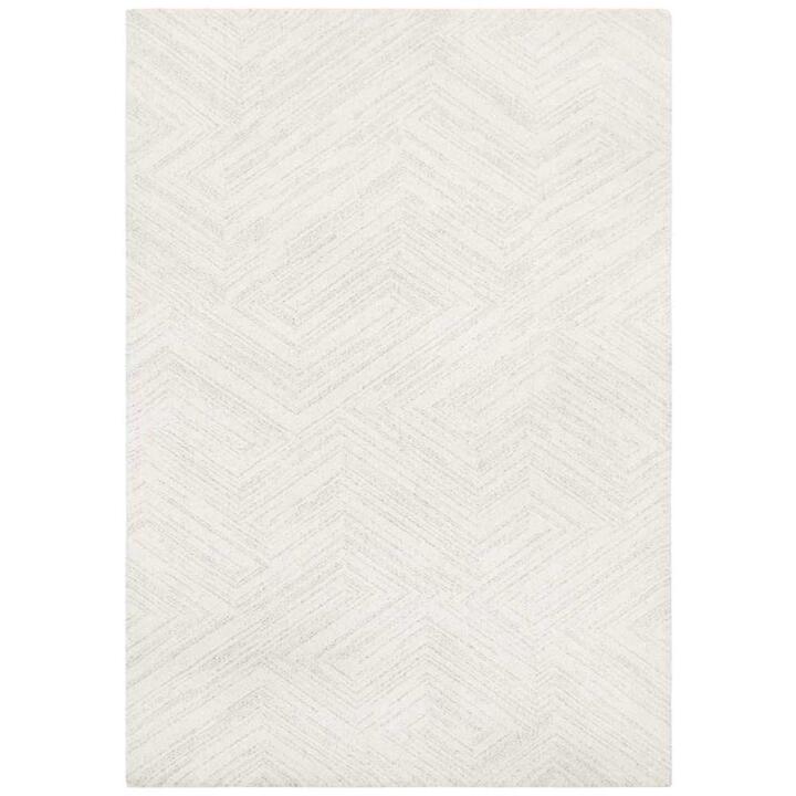 Rug Culture Alpine 844 Rug Silver-230 x 160cm