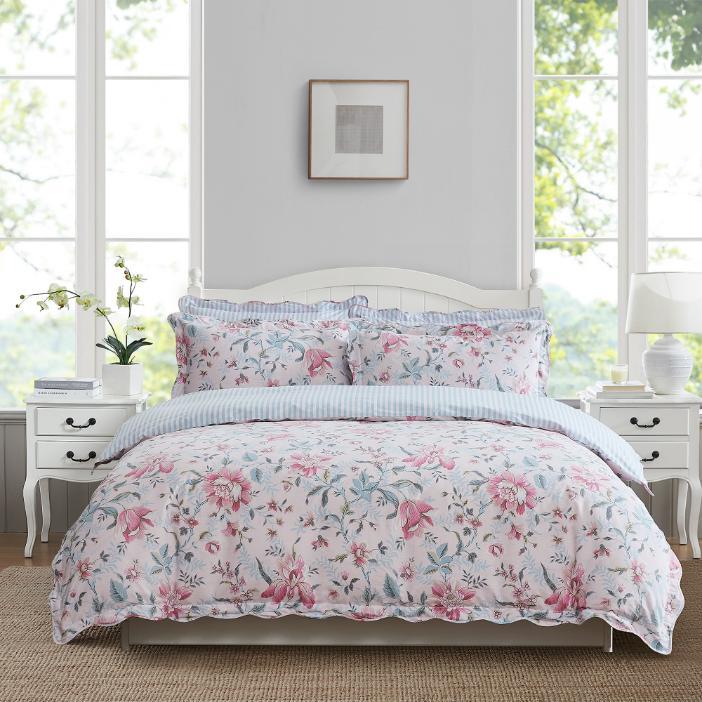 Laura Ashley Edita's Garden Quilt Cover Set-Queen