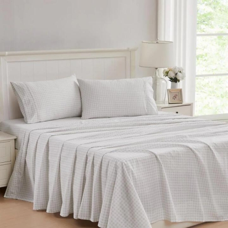 Laura Ashley Gingham Sheet Set-Queen