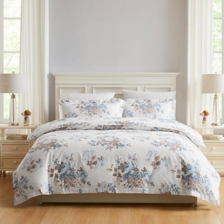 Laura Ashley Rosemore Quilt Cover Set-Queen