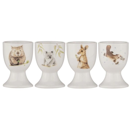 Ashdene Bush Buddies Set Of 4 Egg Cups