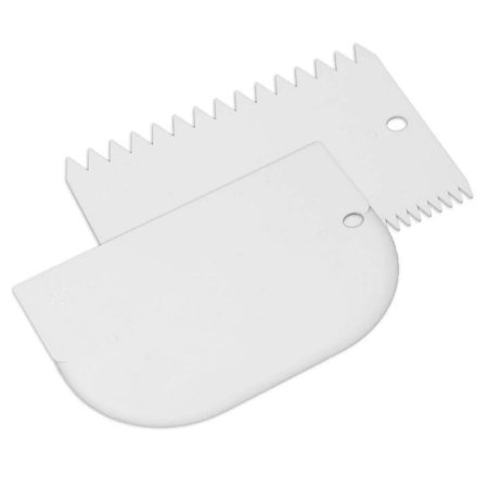 Mondo Icing Comb & Bowl Scraper 2 Piece