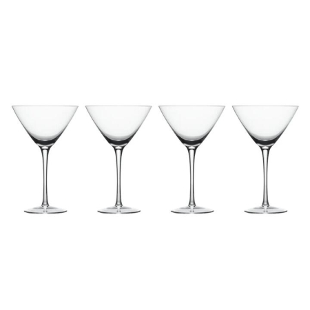 Davis & Waddell Ascot Set of 4 Martini Glasses 310ml