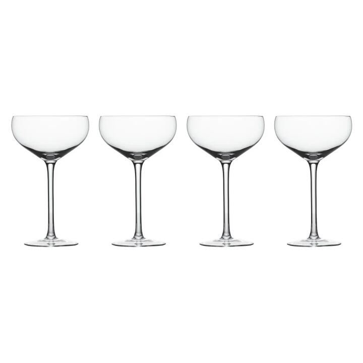 Davis & Waddell Ascot Set Of 4 Champagne Coupes 240ml
