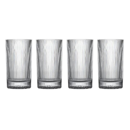 Davis & Waddell Ascot Set of 4 Highball Glasses 370ml
