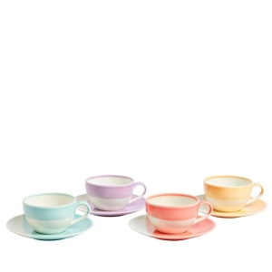 Royal Doulton 1815 Bright Set of 4 Cappuccino And Saucer Set