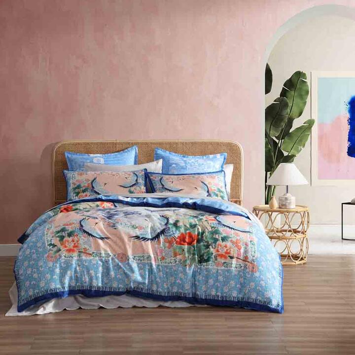 Logan & Mason Hyami Quilt Cover Set-Queen