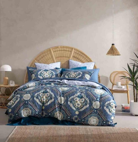 Logan & Mason Kashmir Quilt Cover Set-Queen