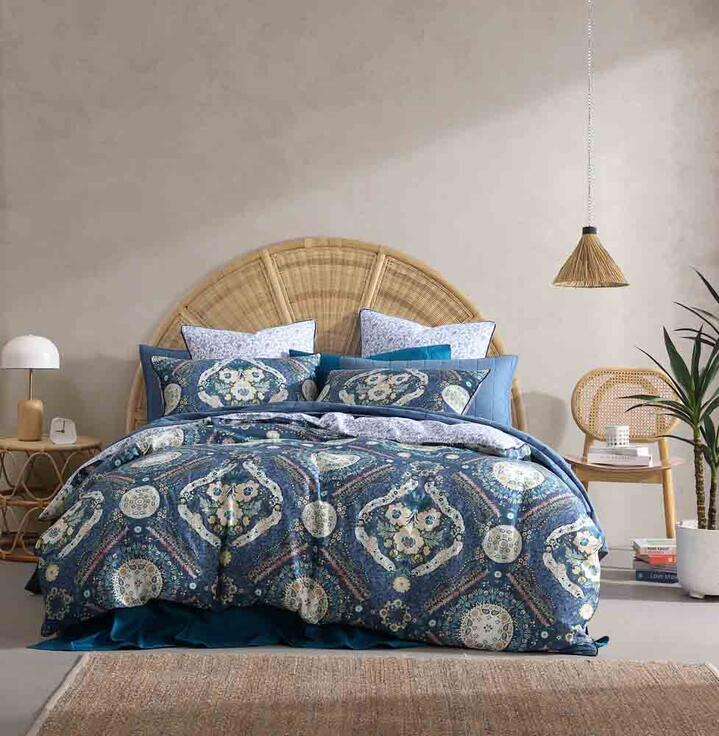 Logan & Mason Kashmir Quilt Cover Set-King