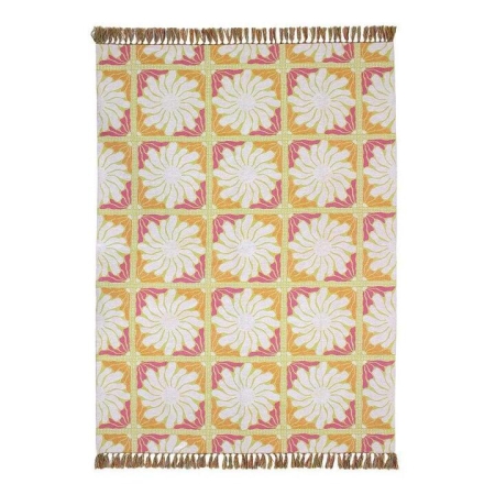 Bambury Zinnia Throw Sorbet