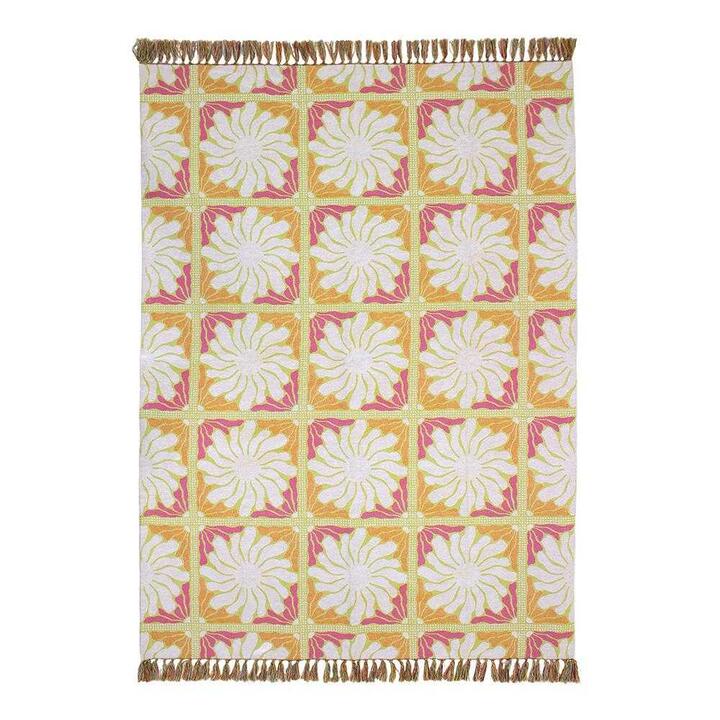 Bambury Zinnia Throw Sorbet